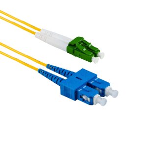 1M SC/UPC to LC/APC Duplex OS2 SMF