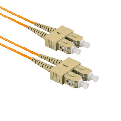 1M SC/UPC auf SC/UPC Duplex OM2 MMF