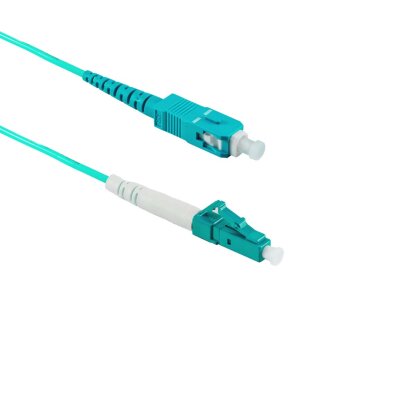15M LC/PC to SC/PC Simplex OM3 MMF